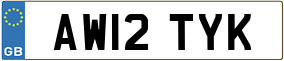 Truck License Plate